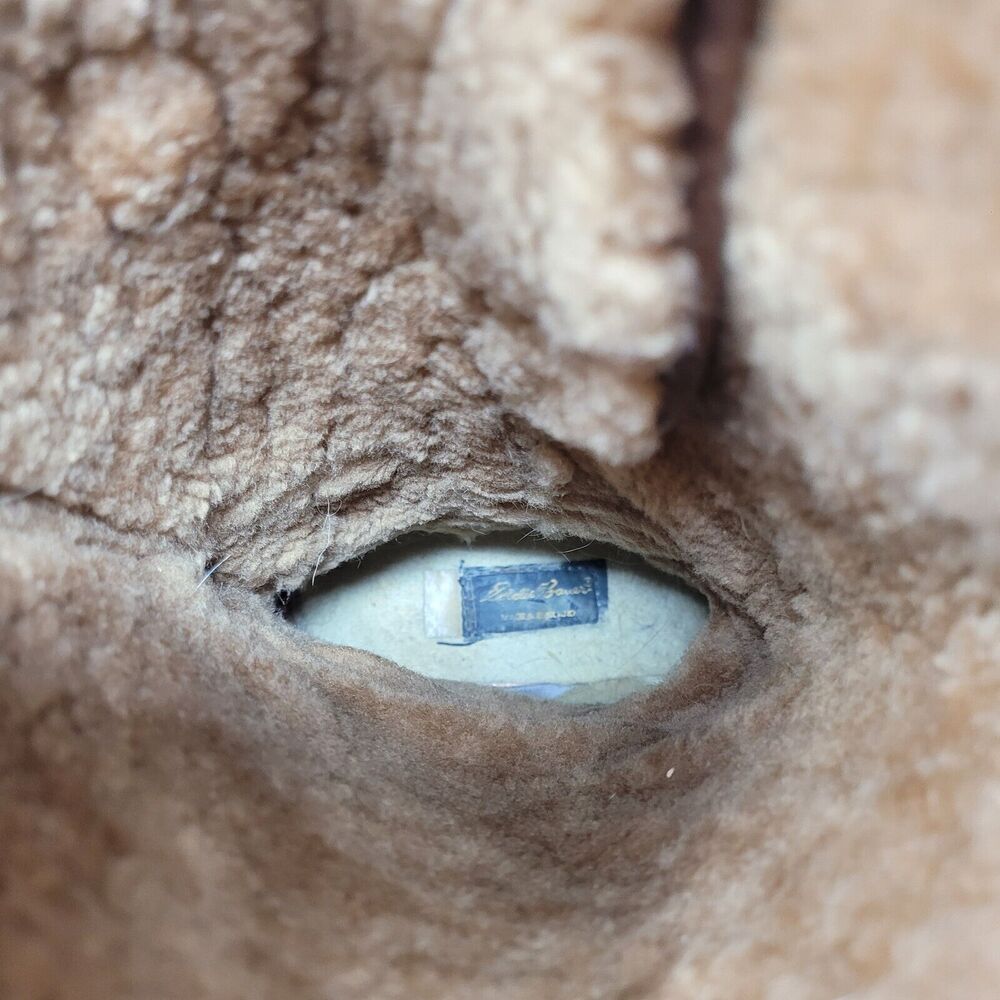 Eddie Bauer Shearling Leather Boots Womens 9 UGG esque ENGLAND QUALITY VTG 95% - Picture 10 of 10